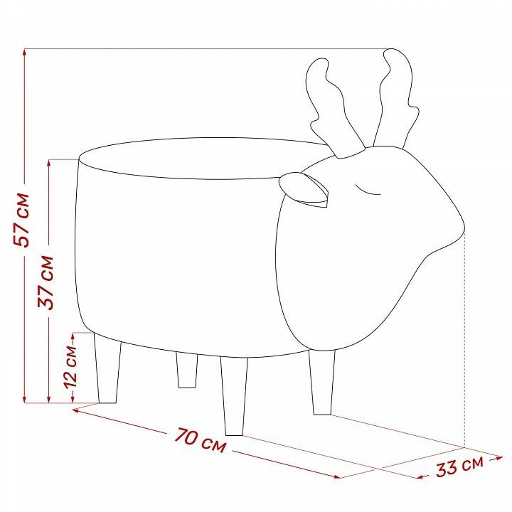 Пуф Leset Maral 2500000221552 Бежевый V18/Белый V01 фото 8