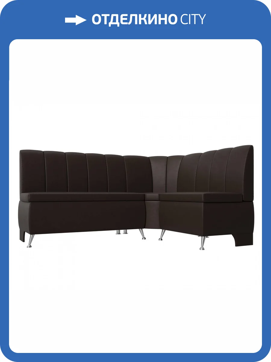 Диван угловой Лига диванов Кантри 29453 Коричневый Правый фото 9