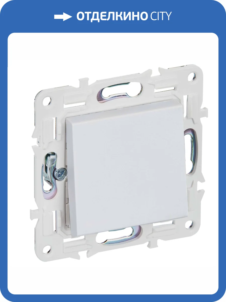 Выключатель 1-клавишный перекрестный IEK Skandy SK-V13-0-10-K01 арктический белый фото 7