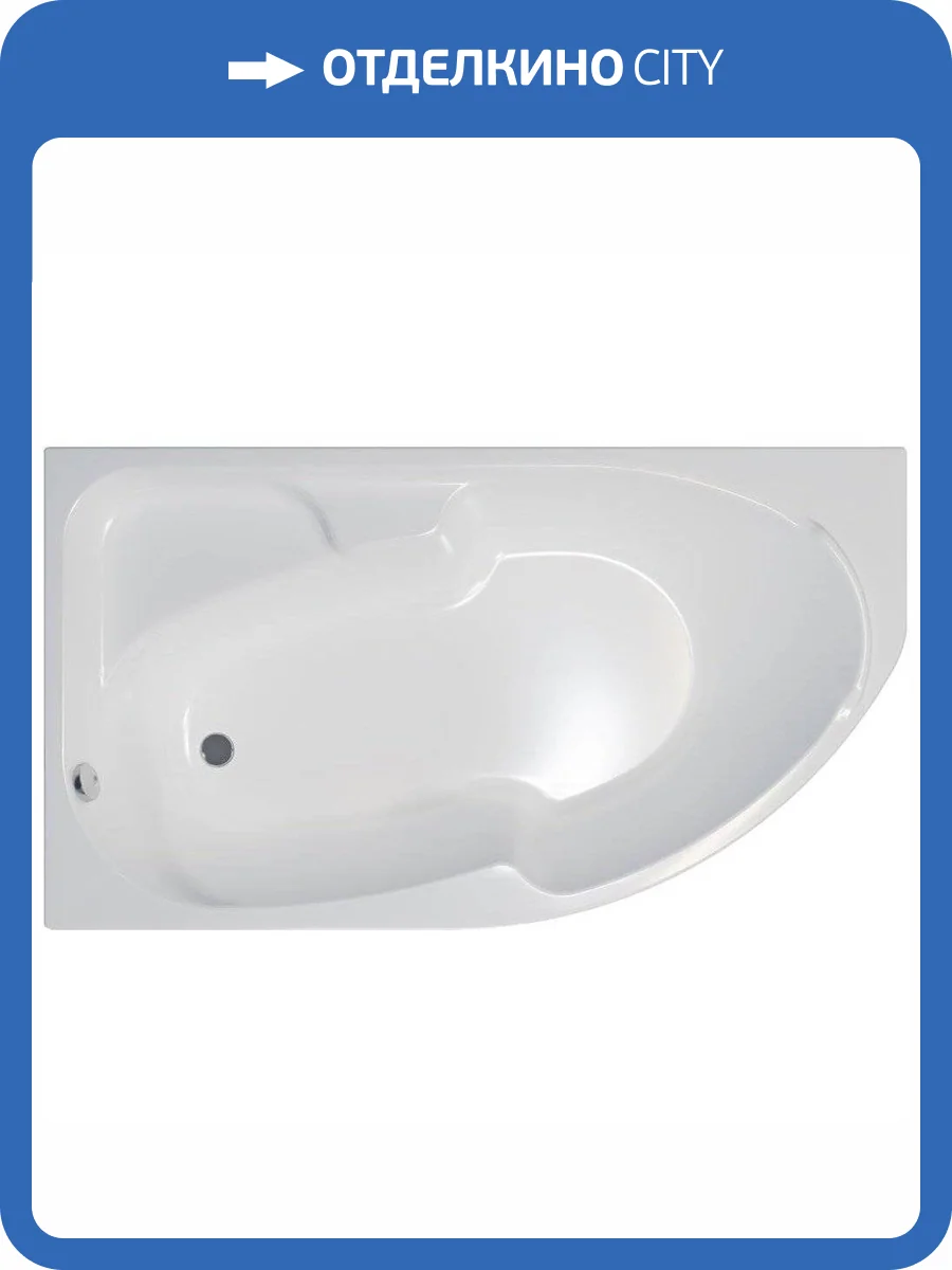 Акриловая ванна Triton София 170x95 левая, с каркасом фото 9