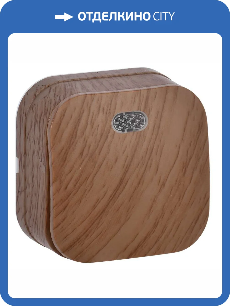 Выключатель 1-клавишный IEK Glory EVH11-K24-10 дуб фото 8