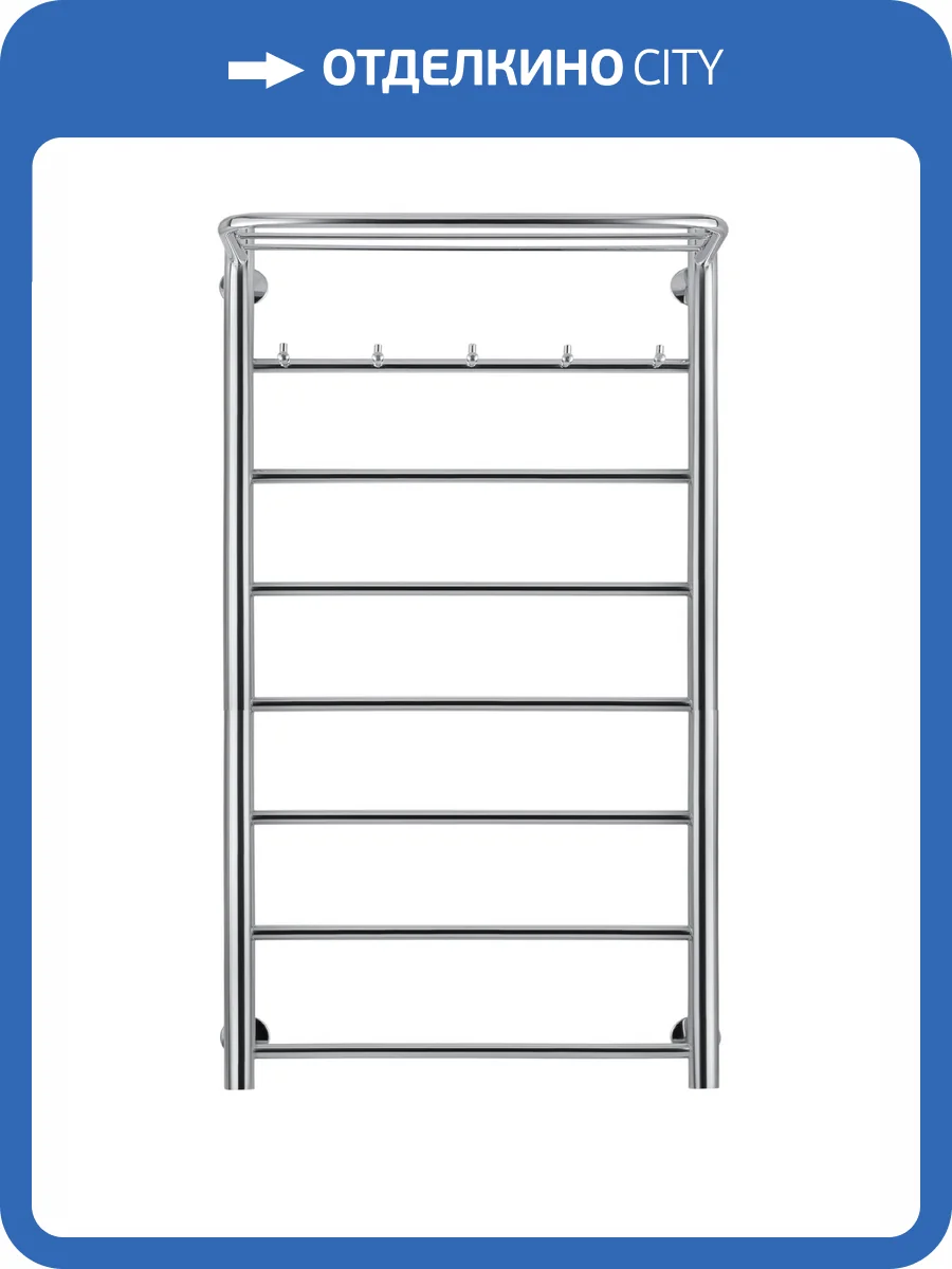 Полотенцесушитель электрический Secado Триада 4603777448912 1 КСП 100x40, L, хром фото 3