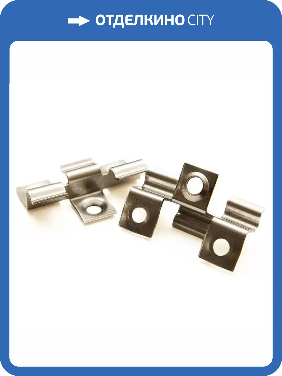 Кляймер Polivan Group Denpasar металлический рядный скрытый 40x20x12 фото 2