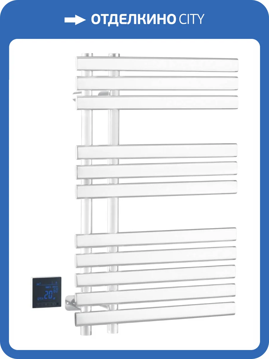 Полотенцесушитель Boheme Venturo 723-MW электрический сухой Matt White фото 2