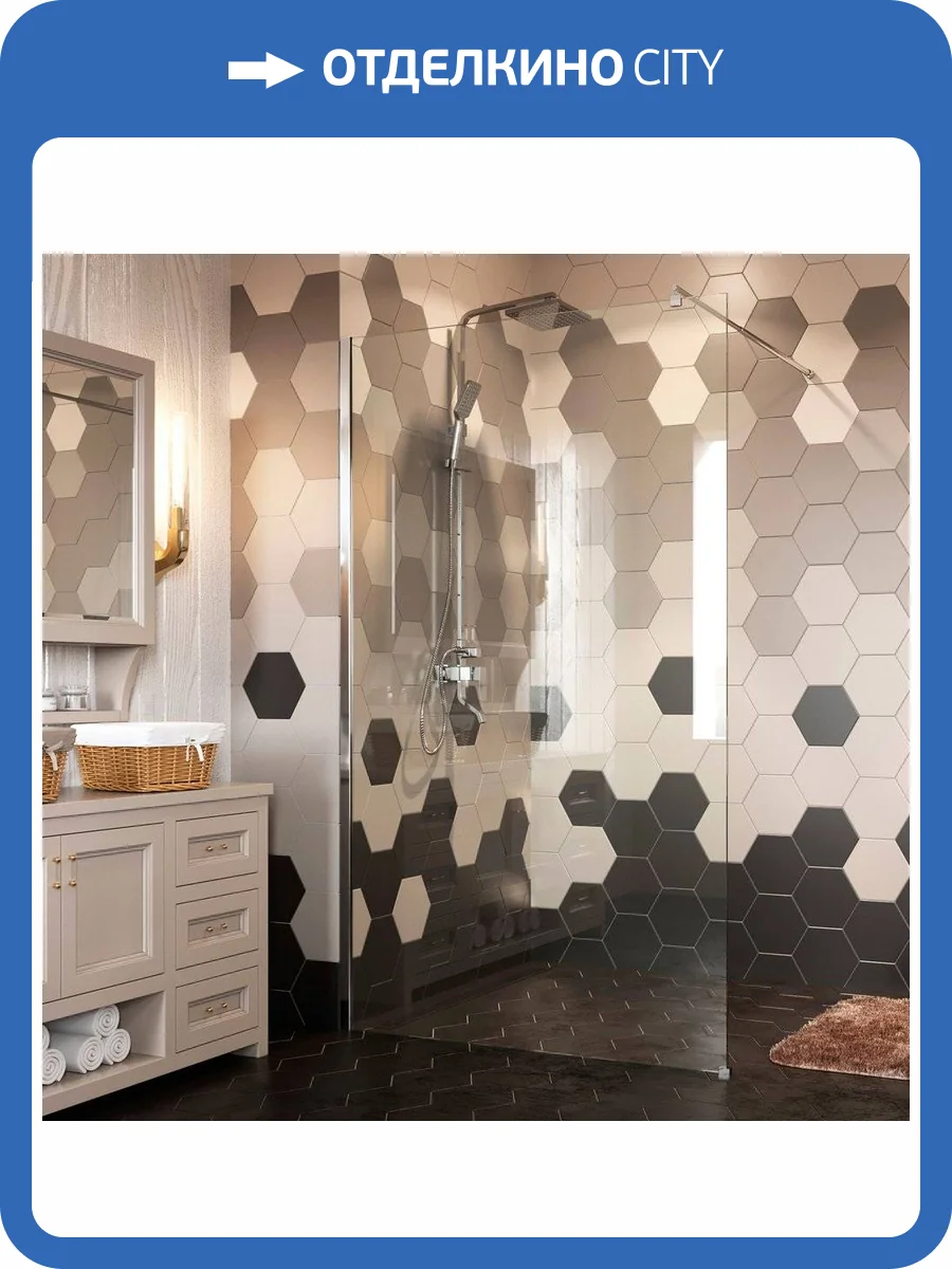 Душевая перегородка Wasserkraft Rossel 28W40 120 см, профиль хром фото 4