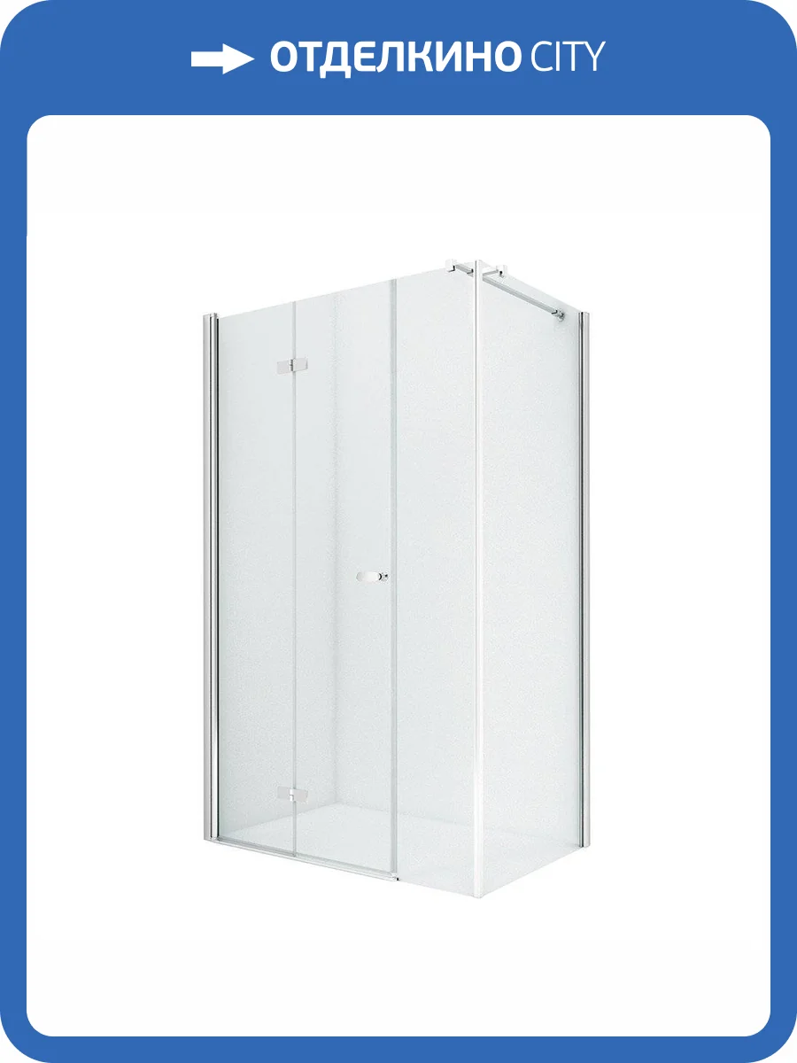 Душевое ограждение NEW TRENDY NEW SOLEO PLUS складные двери L 110x120x195 K-0629 (хром) фото 8