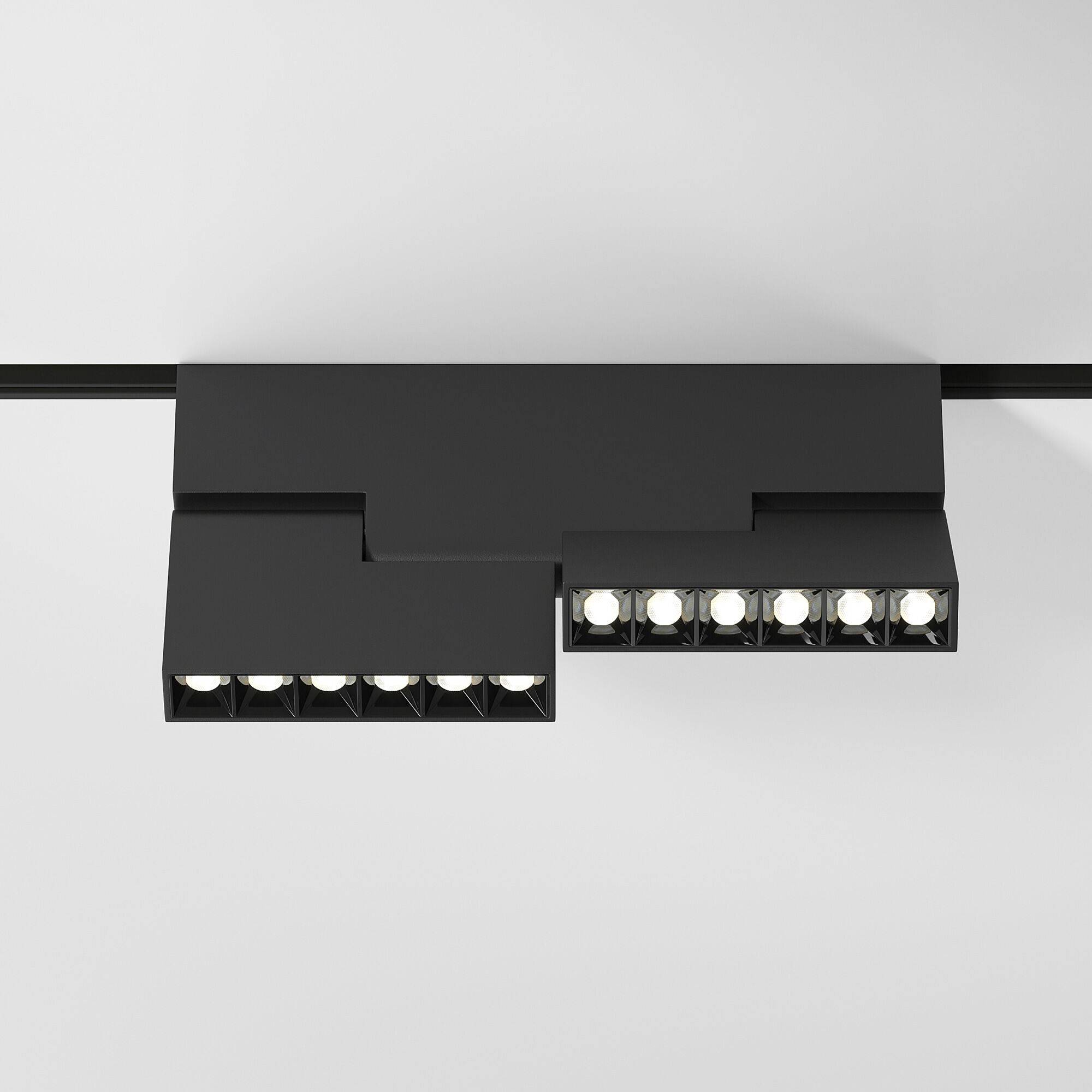Трековый линейный светодиодный светильник Elektrostandard Slim Magnetic 85191/01 22W 4000K Mobi черный фото 2