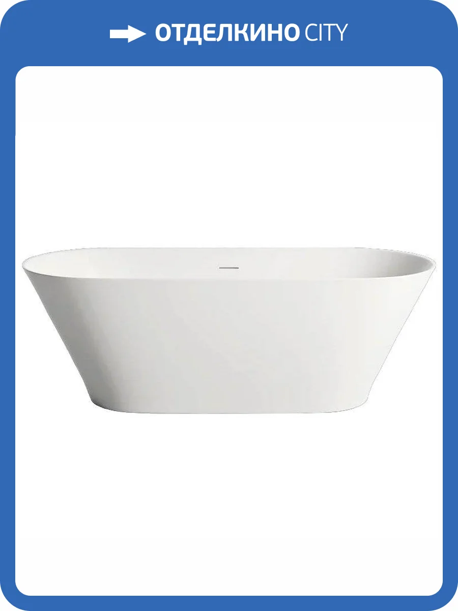 Ванна из искусственного камня Salini Mona S-Sense 102922M 170x72 матовая фото 4