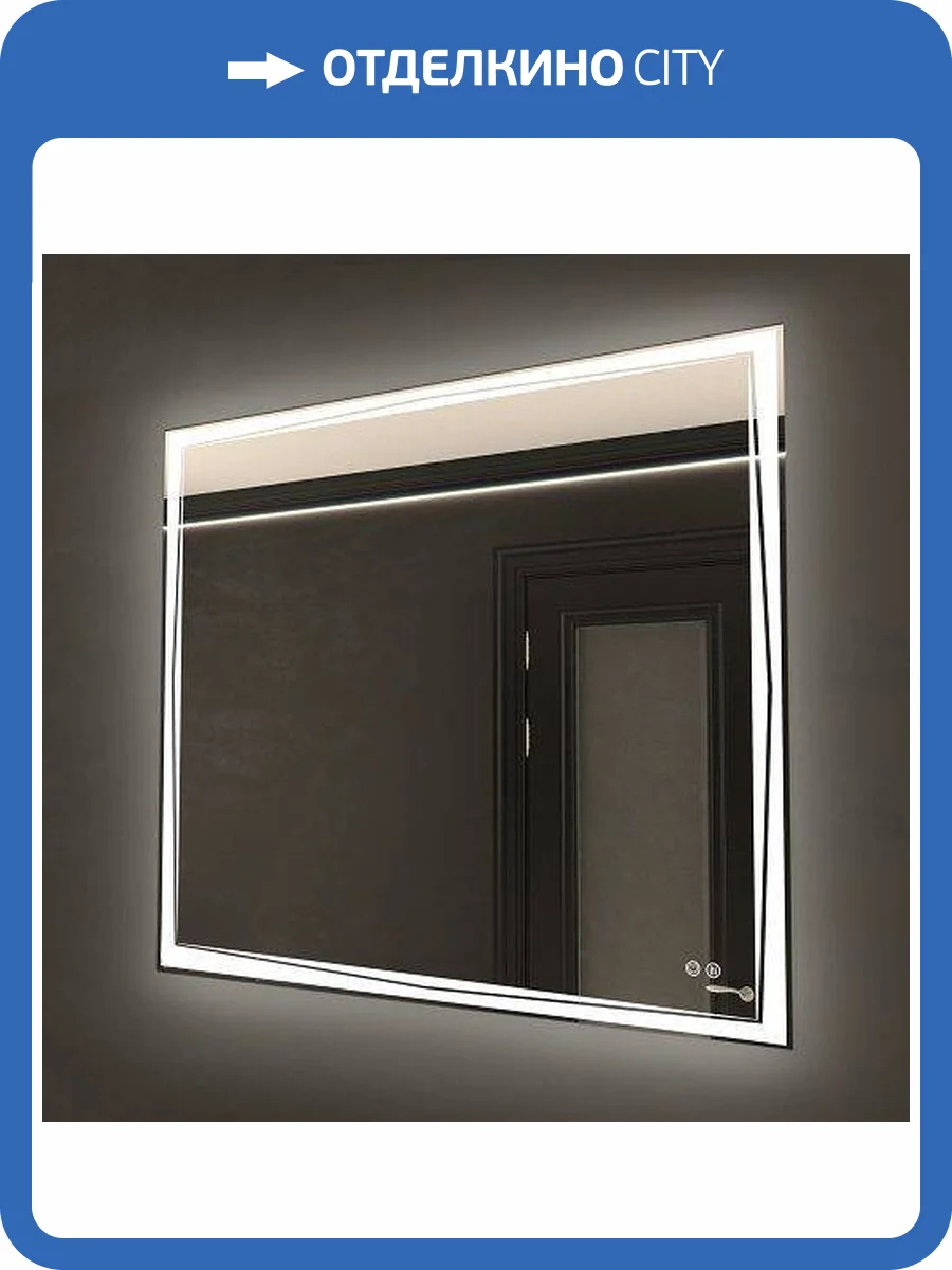 Зеркало с подсветкой и подогревом Art&Max Firenze 900x800" AM-Fir-900-800-DS-F-H фото 3