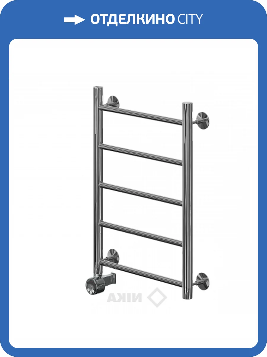 Полотенцесушитель электрический Ника Classic ЛП 60/40 левый тэн, хром фото 2