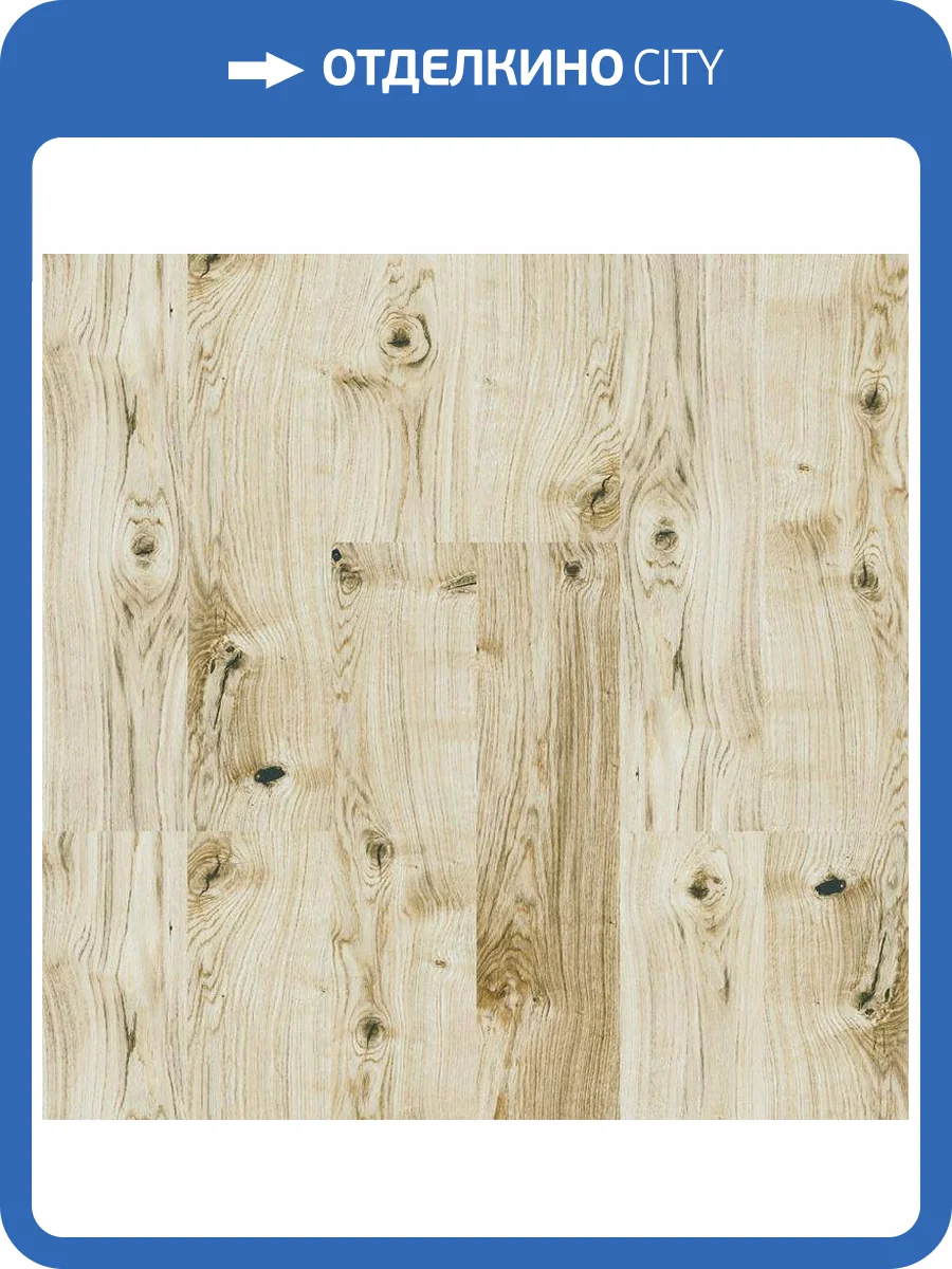Пробковое покрытие Corkstyle Printcork Wood Oak Virginia White Клеевое 915x305x6 фото 3