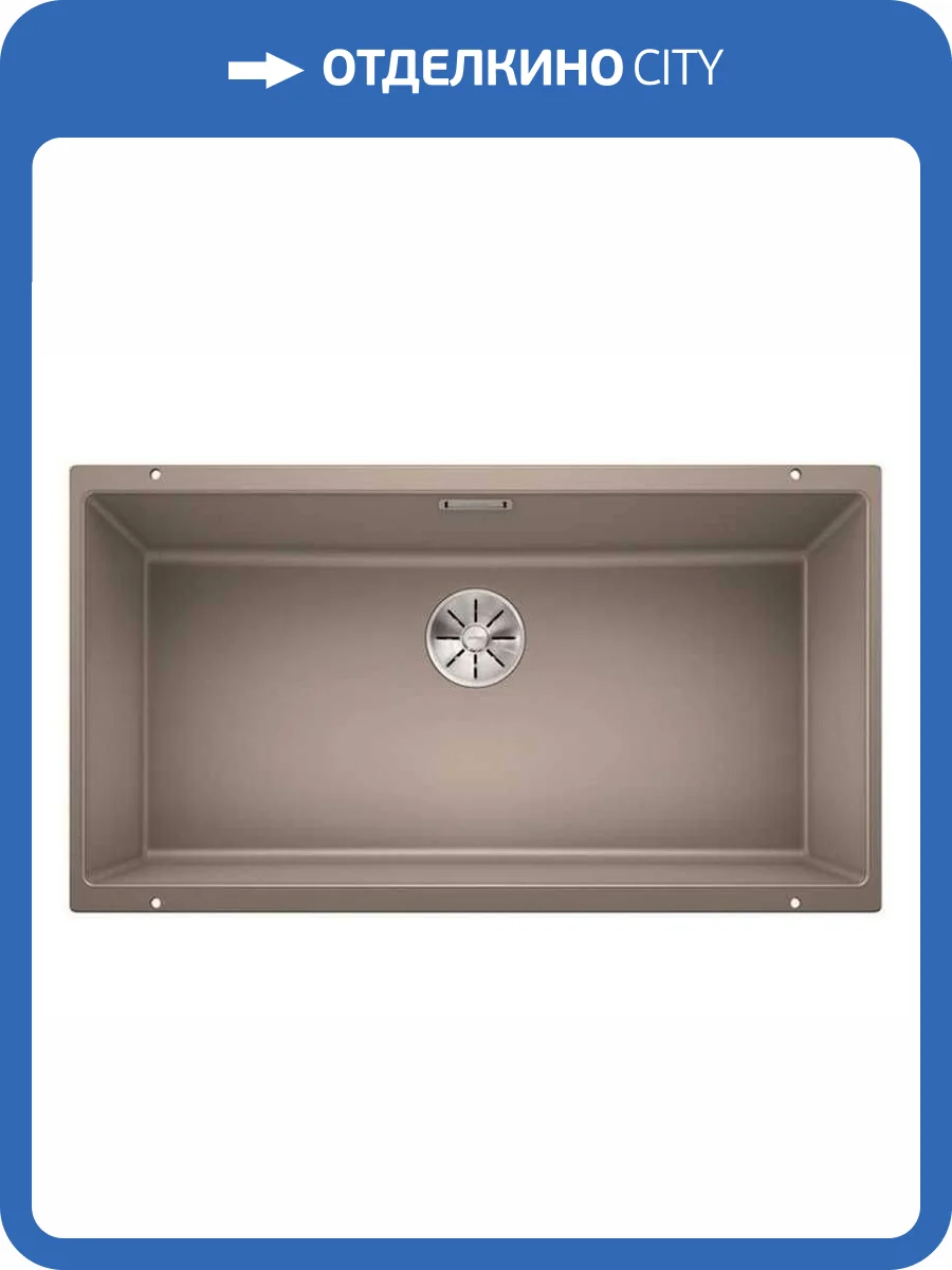 Мойка кухонная Blanco Subline 800-U 523148 серый бежевый фото 5