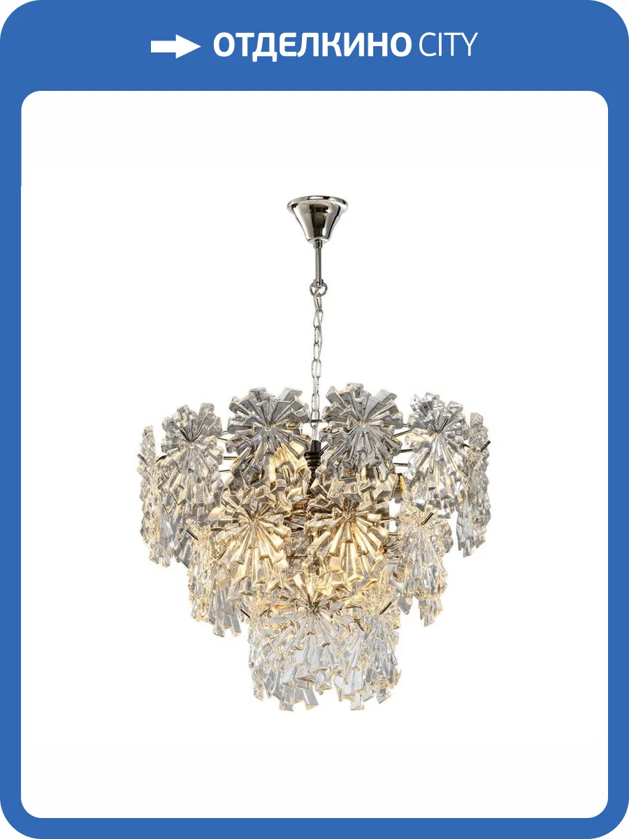 Подвесная люстра iLamp Homy P2545-8 NIC фото 3