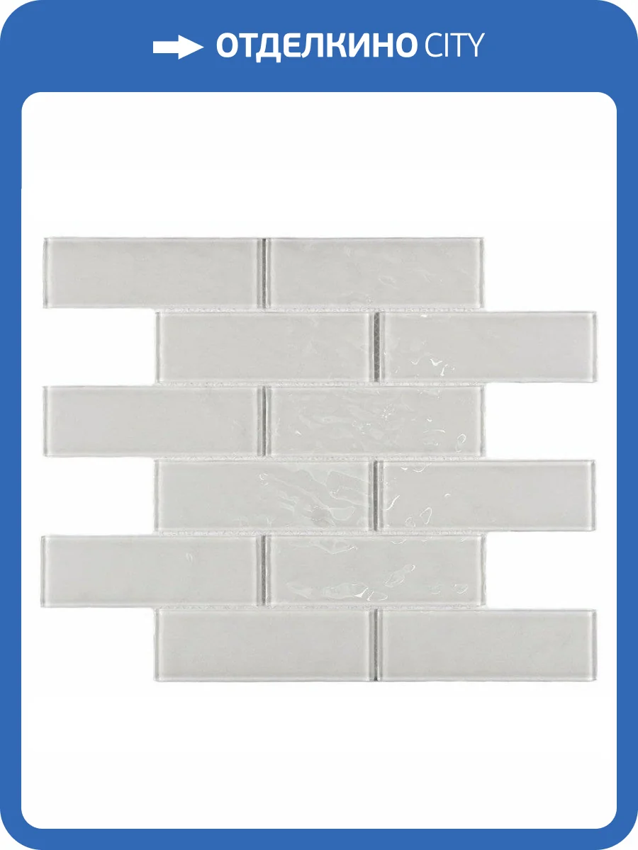 Мозаика Bonaparte Rumba White (4.8x14.8) 30x30 фото 5