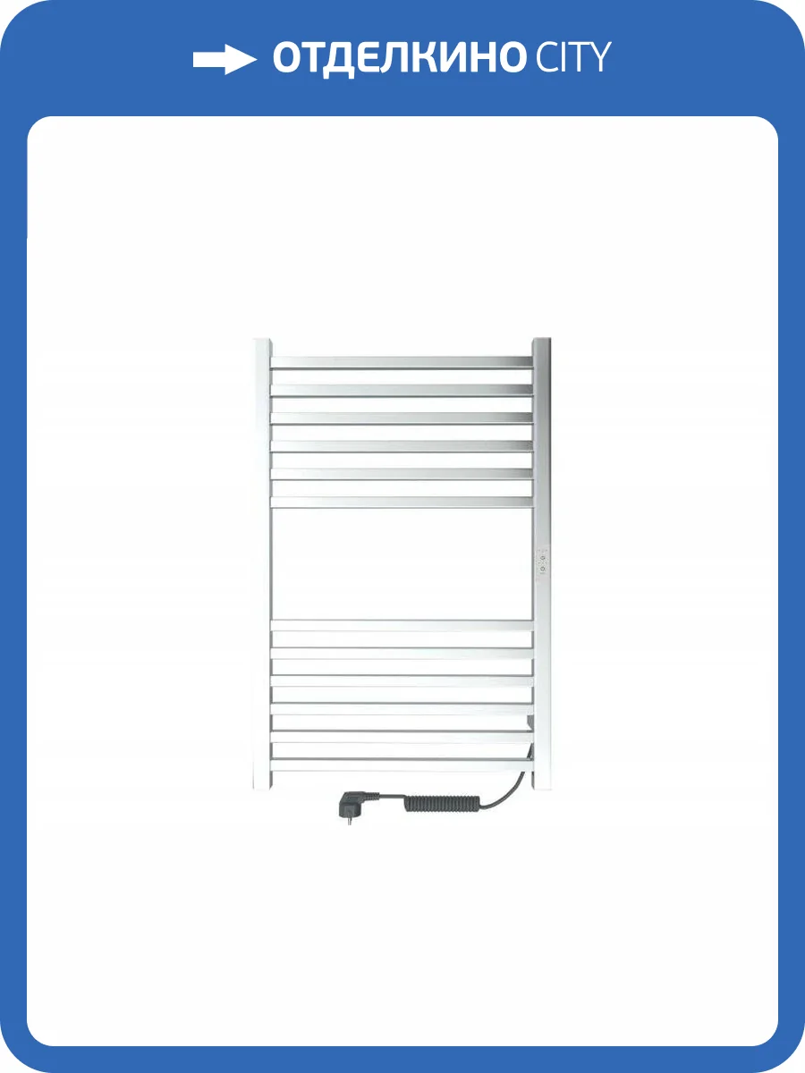 Полотенцесушитель электрический Indigo Attic LСLATCE80-50Rt 80x53 Серебристый фото 2