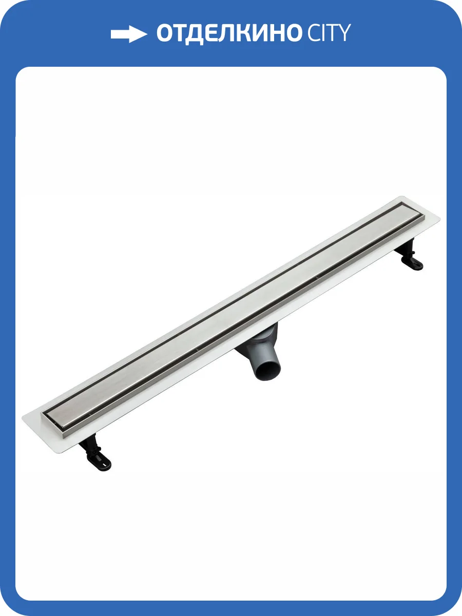 Душевой лоток Logan L001SL-900 решетка в комплекте, хром фото 7