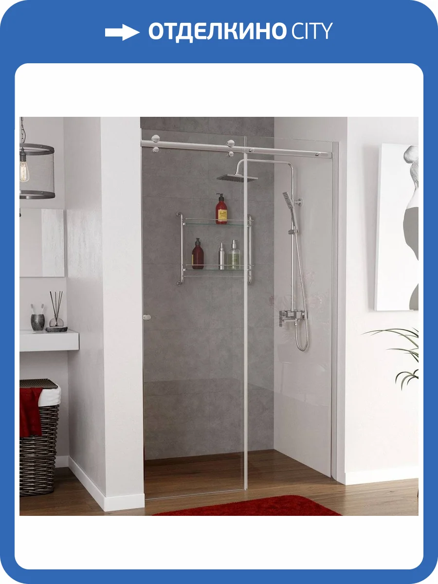 Душевая дверь в нишу Wasserkraft Vils 56R13 110 см фото 12