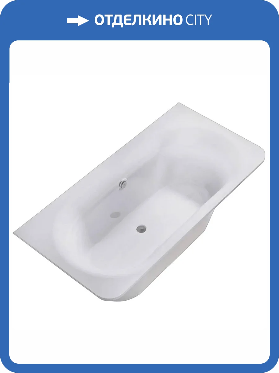 Ванна из искусственного камня Астра-Форм Прима Solid Surface 01010079 185.1x90.2 белая матовая фото 5