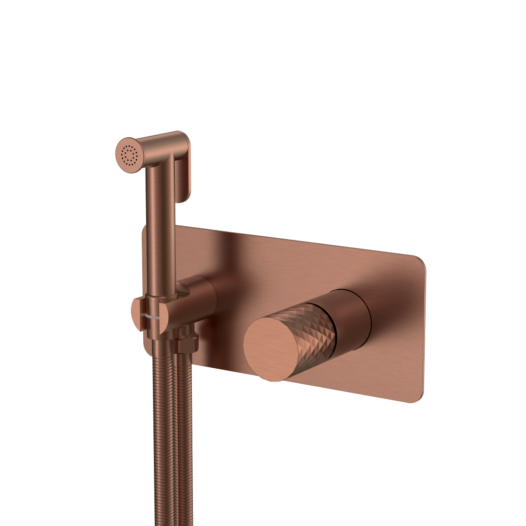 Гигиенический душ Boheme Stick 127-BRB Brushed Bronze ручка Diamond