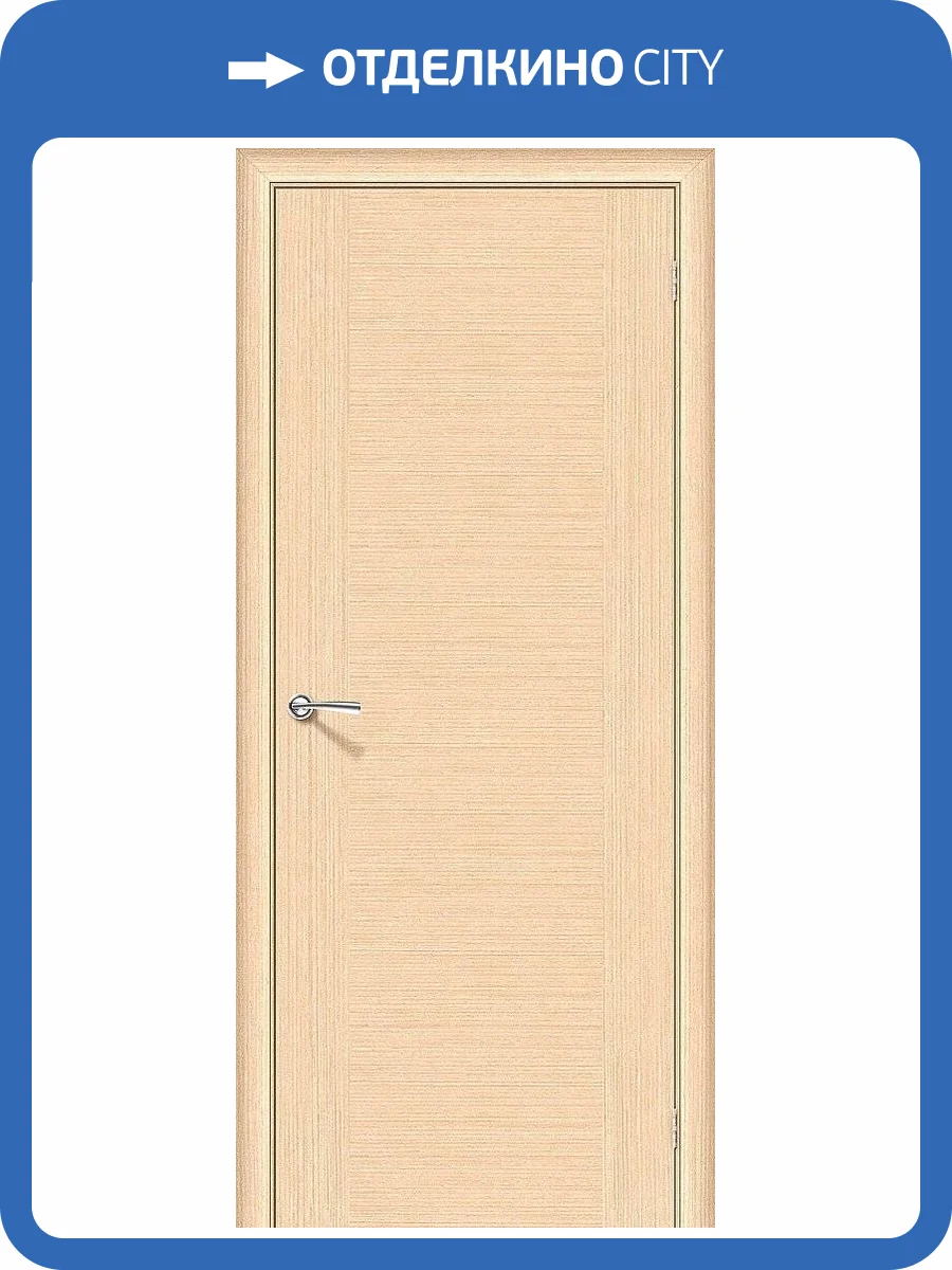Межкомнатная дверь Bravo 003-0193 Рондо Ф-22 БелДуб 2000x600 фото 2