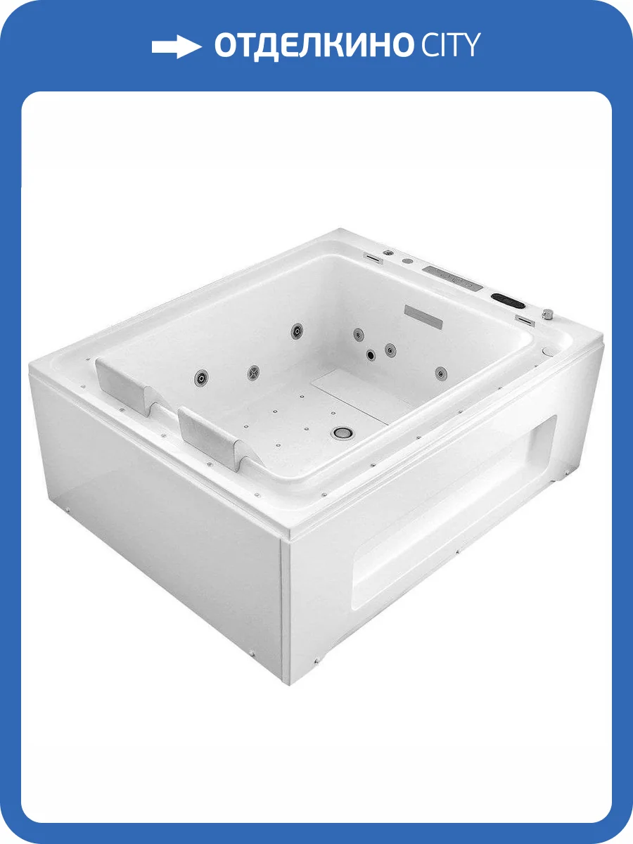 Акриловая ванна Gemy G9268 K 185x150 фото 5