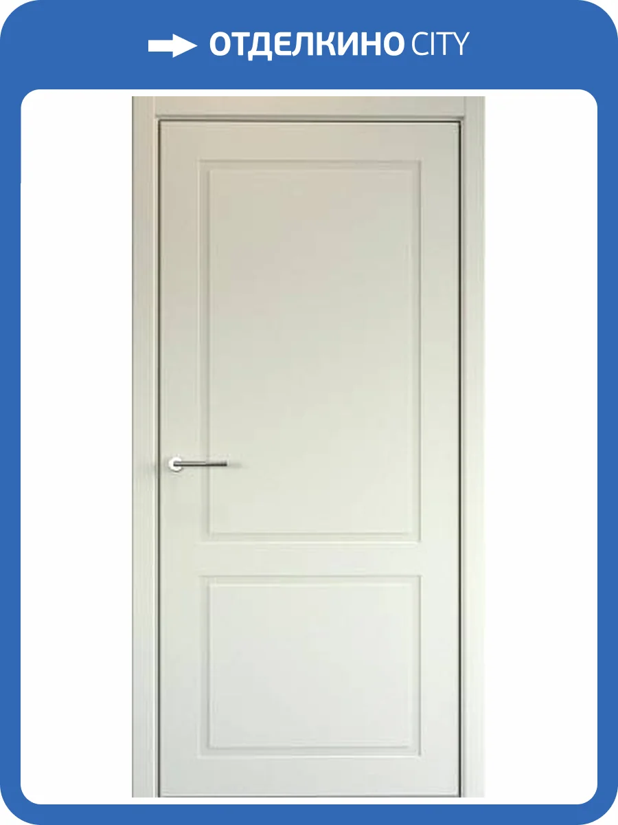 Межкомнатная дверь Albero Неоклассика-2 латте эмаль 2000x900 фото 2