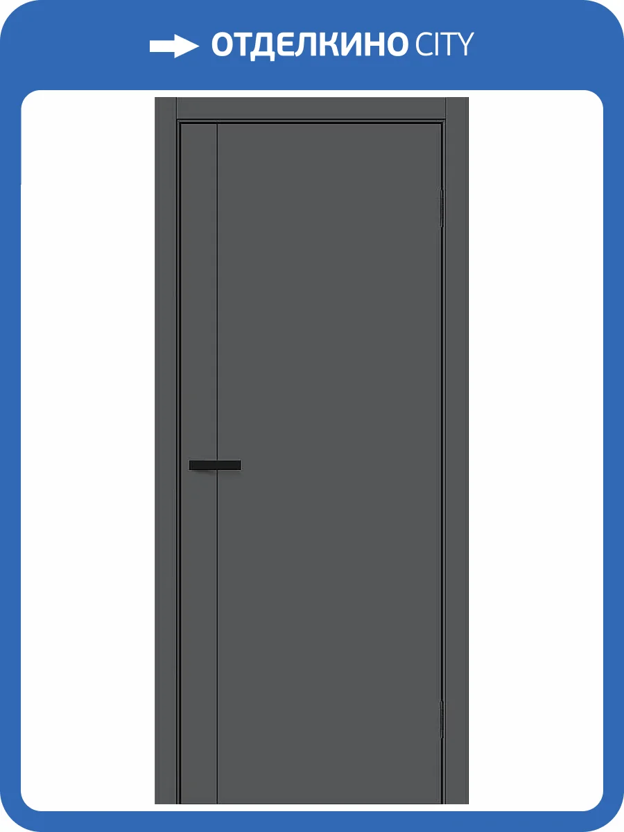 Межкомнатная дверь Bravo Браво-0.10 П полотно Stormy Silk 900x2300 фото 2