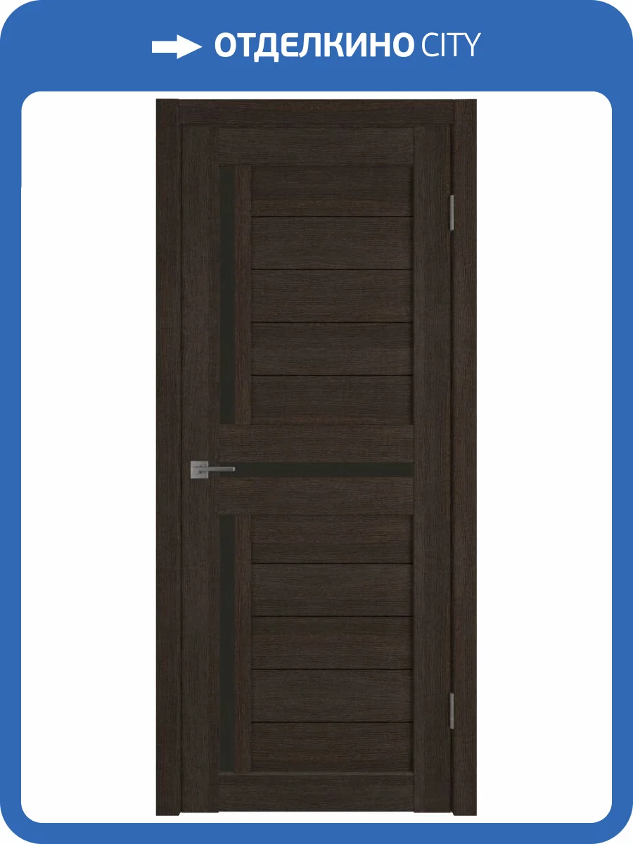 Межкомнатная дверь Владимирская Фабрика Дверей Atum 16 Wenge стекло Black Gloss 900x2000 фото 2