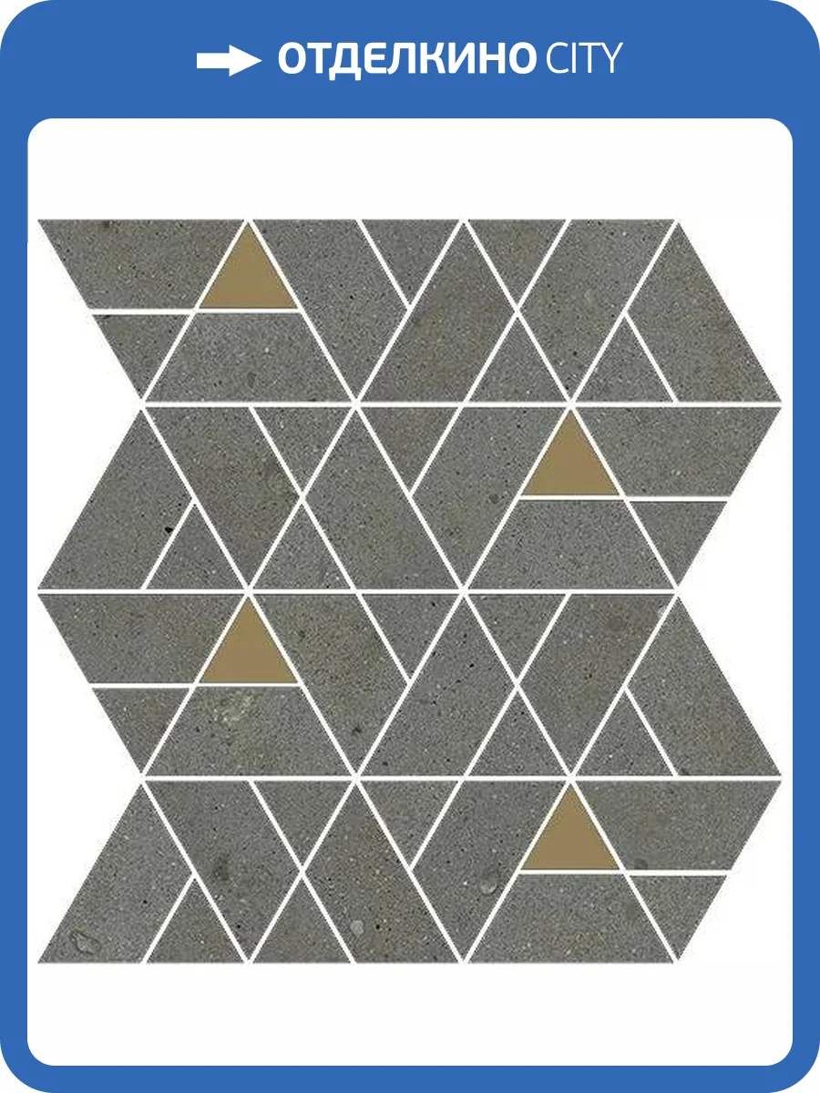 Мозаика Italon Авангард 620110000242 Блэк Люксор 30.7x30.9 фото 62