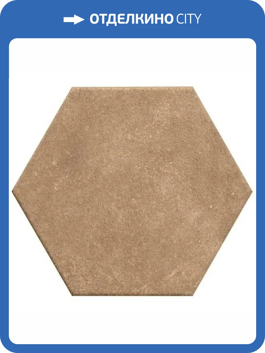 Керамогранит Marca Corona Terracreta J073 Chamotte Esagono 21.6x25 фото 2