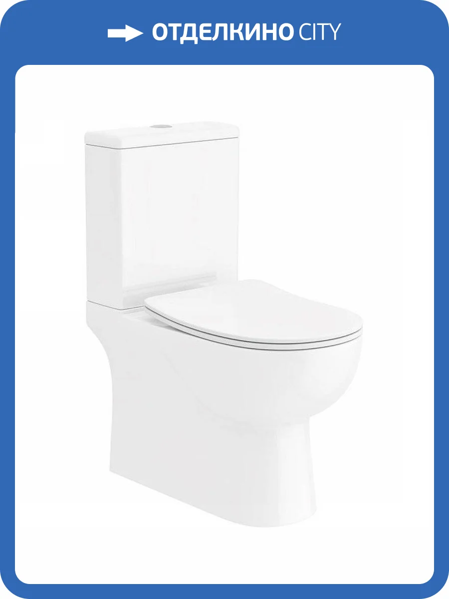 Унитаз-компакт BOND Овал F02-00 фото 11