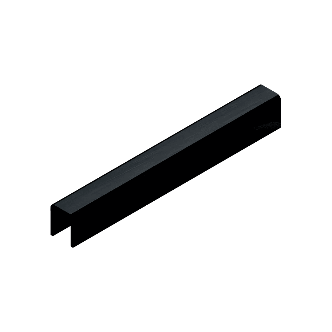 Профиль П-образный Neexy pvs97-18 BBL черный браш блестящий 270x1x1