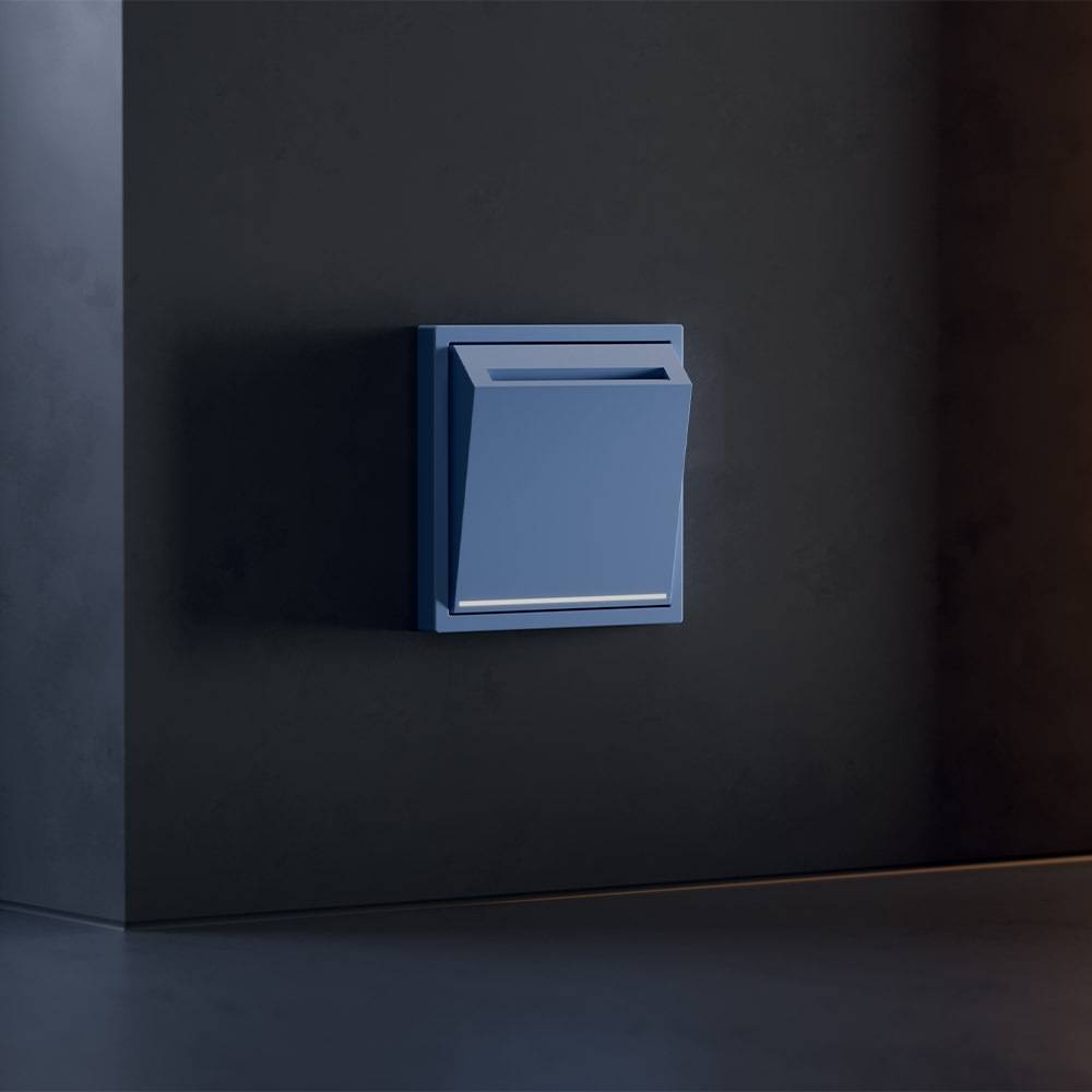 Лицевая панель для карточного выключателя Voltum S70 VLS002615 деним фото 2