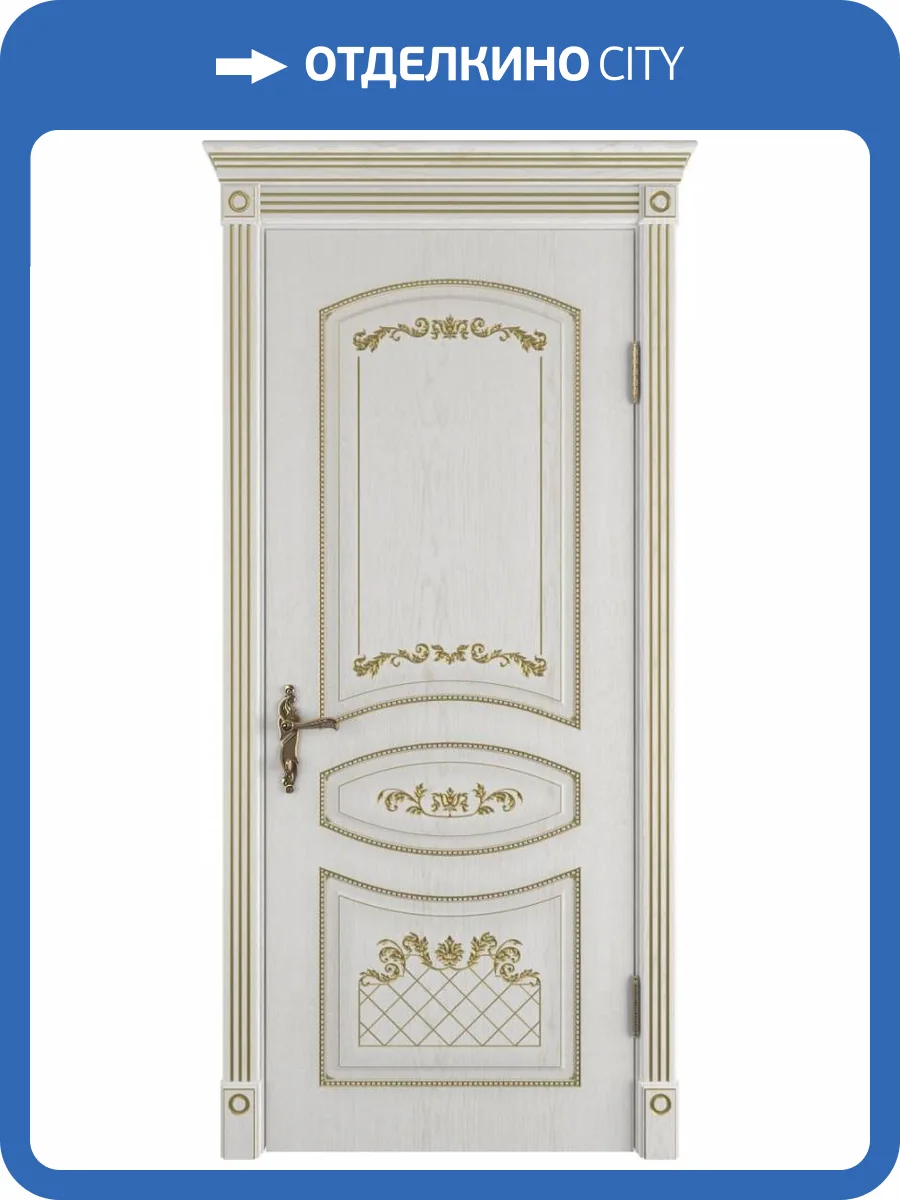 Межкомнатная дверь Владимирская Фабрика Дверей Adele Bianco Classic PG 700x2000 фото 2