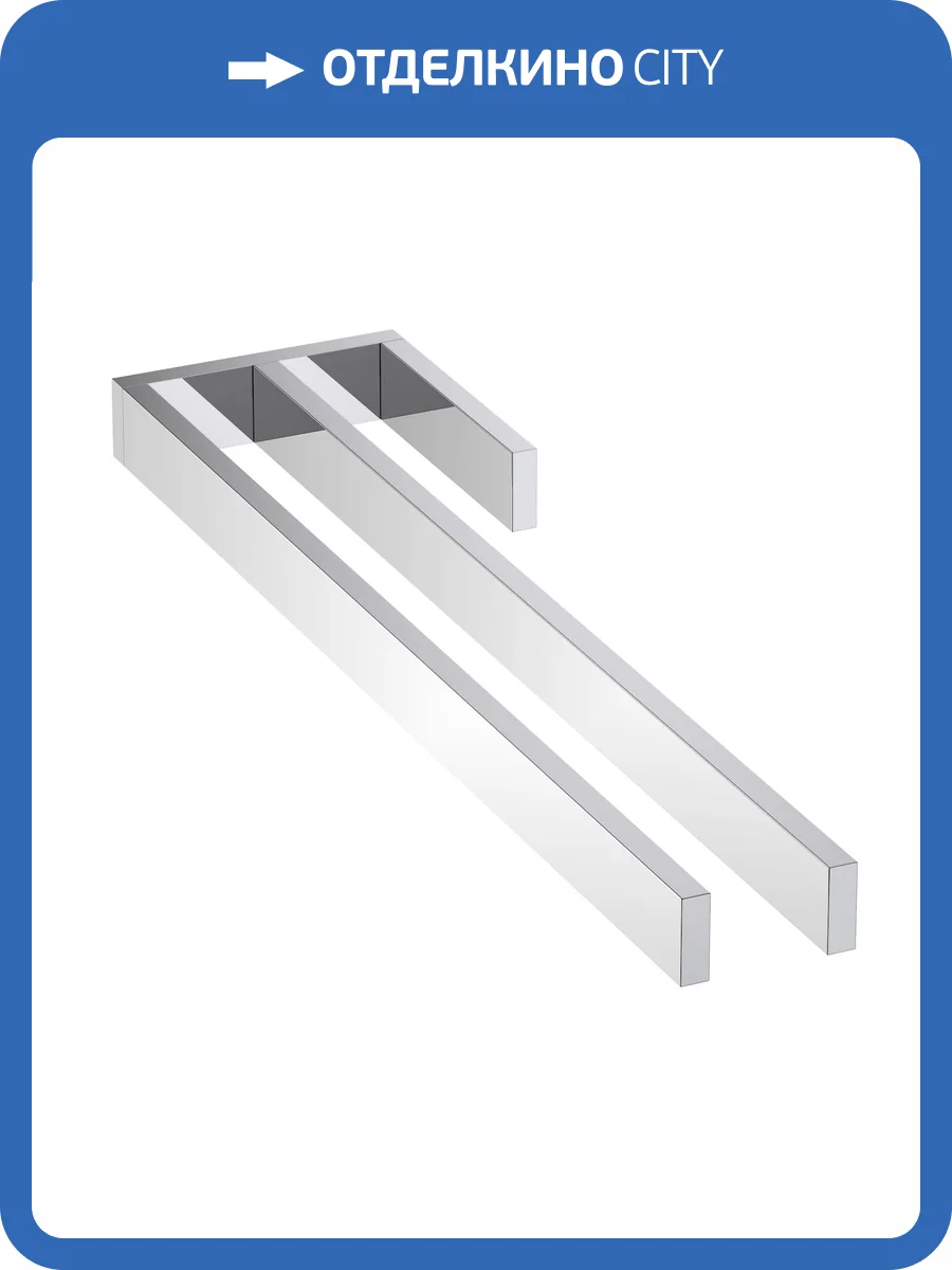 Полотенцедержатель Timo Petruma 15252/00 двойной, хром фото 6