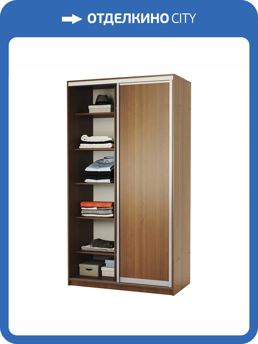 Шкаф-купе Шарм-Дизайн Премиум 170522823, орех фото 5