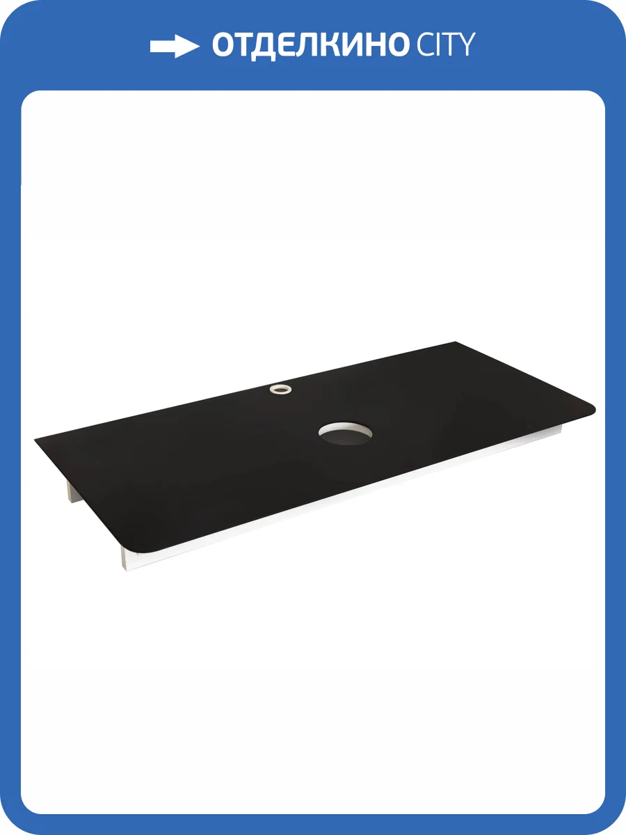 Столешница Corozo Алабама 100 М SD-00001631 черная фото 10