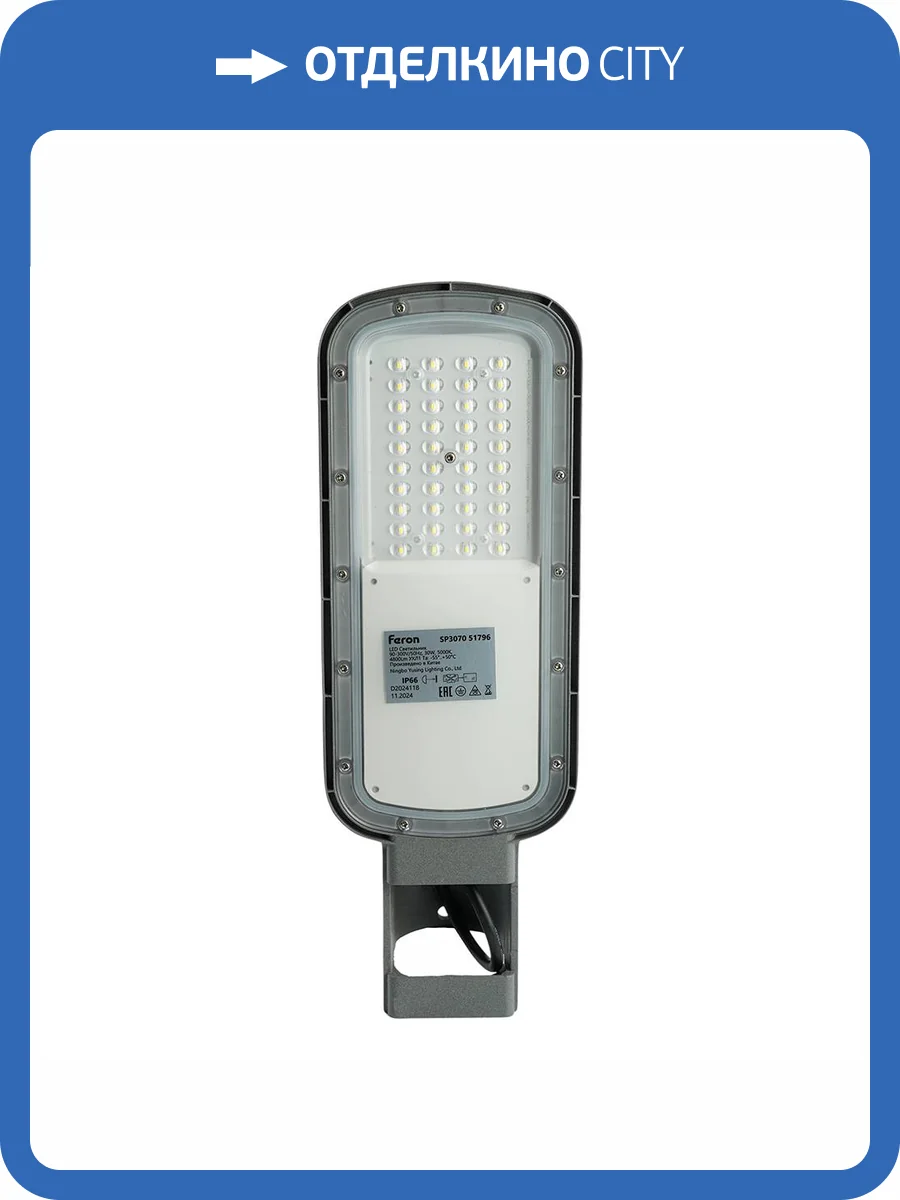 Светодиодный уличный консольный светильник Feron SP3070 51796 фото 12