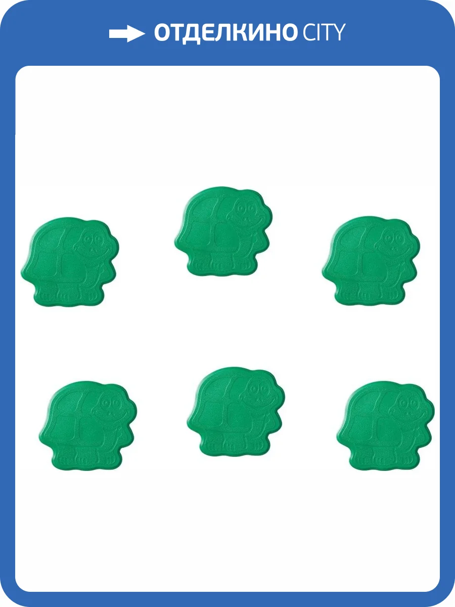 Коврик Ridder Slip-Not XXS 69325 зеленый, комплект 6 шт. фото 6