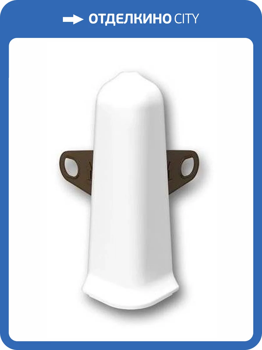 Наружный (внешний) угол Ideal Деконика D85 001 Белый фото 2