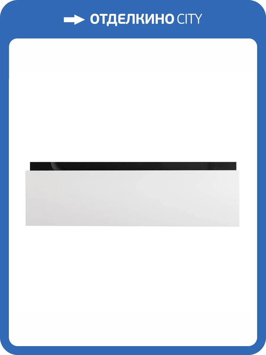 Тумба под раковину Cezares SLIDER-1000-1C-SO-BO Bianco Opaco, 96.6x29.9x47.6 фото 3