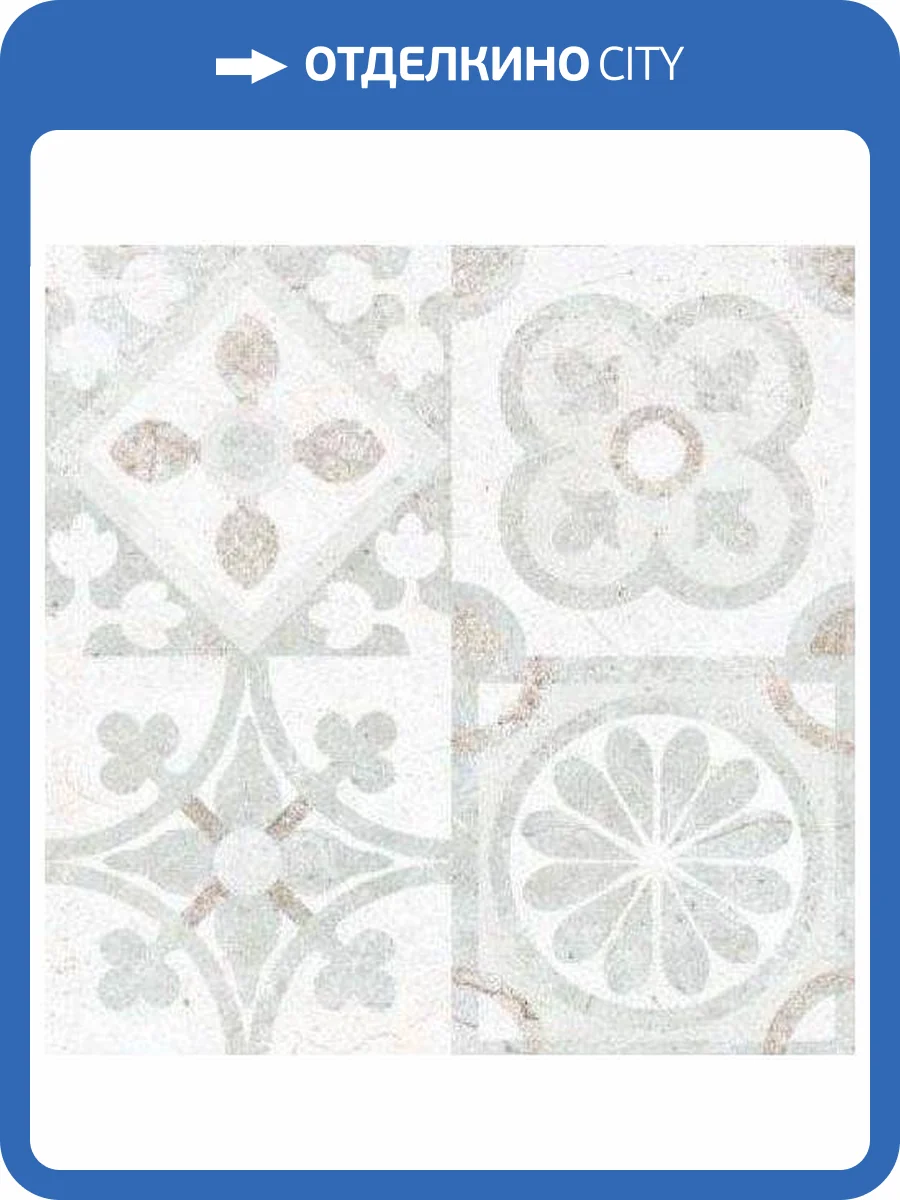Керамическая плитка Керамин Сонора 7Д Белый 25x75 фото 3