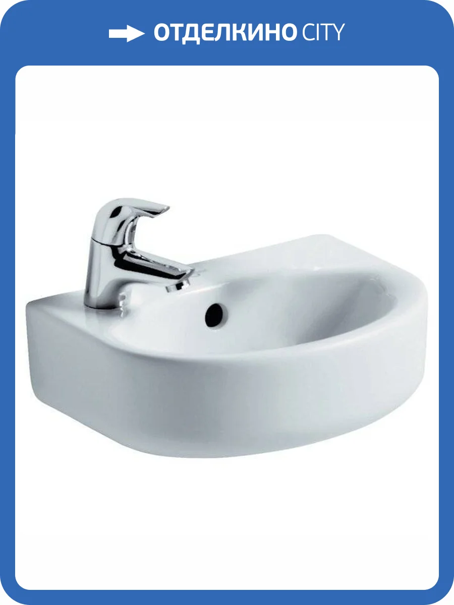 Рукомойник Ideal Standard Connect E791401 35 см, Euro White (Евробелый) фото 5