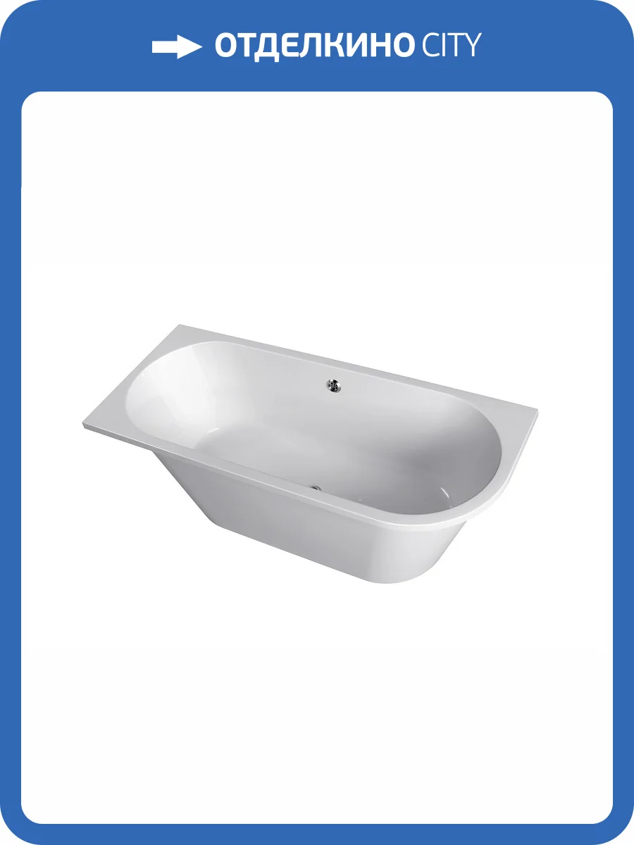 Ванна из искусственного камня Belux Лондон ВЛН 170х70L белая глянцевая фото 5