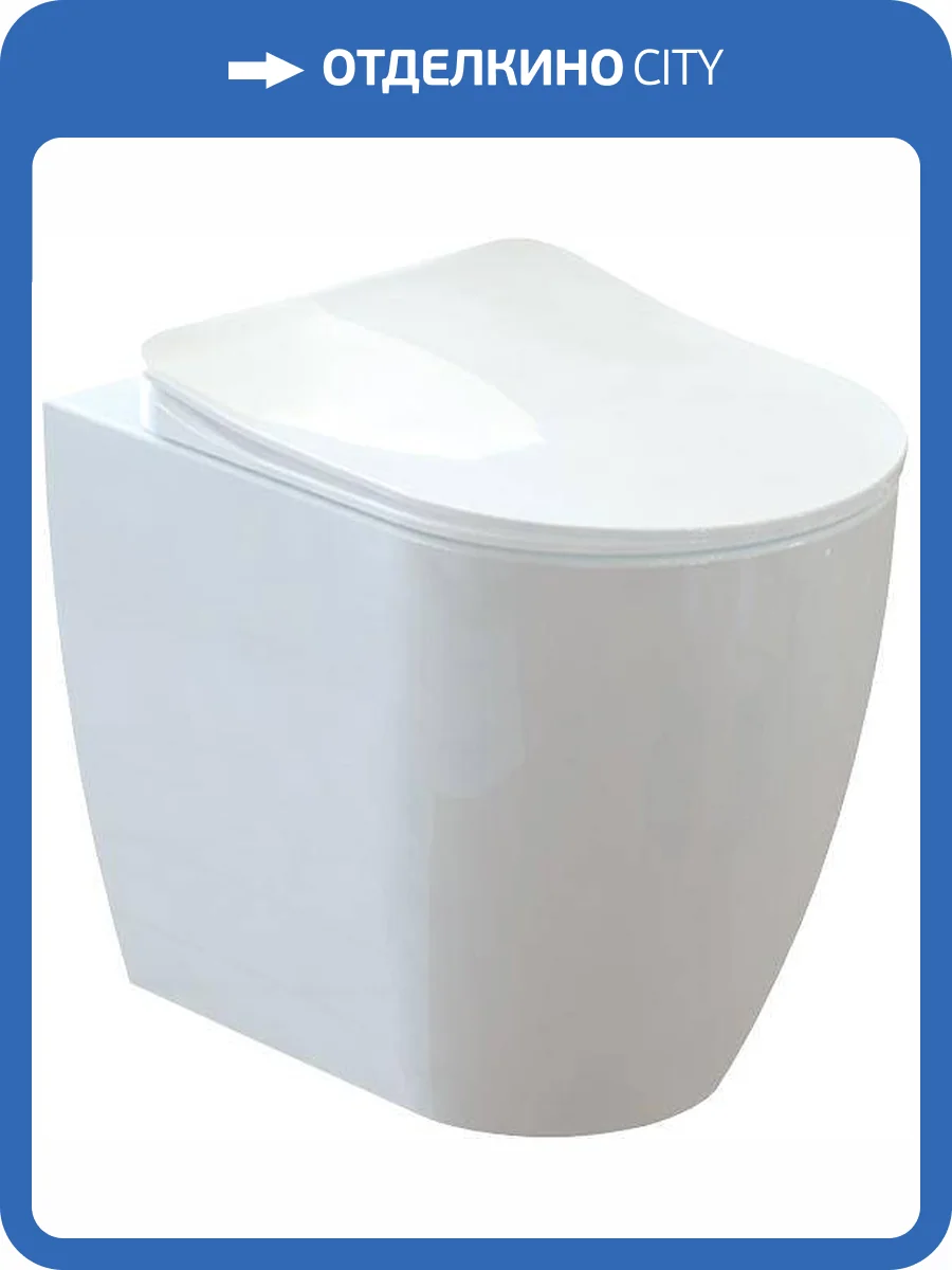 Чаша для унитаза приставного Creavit Free FE350.00100 фото 3