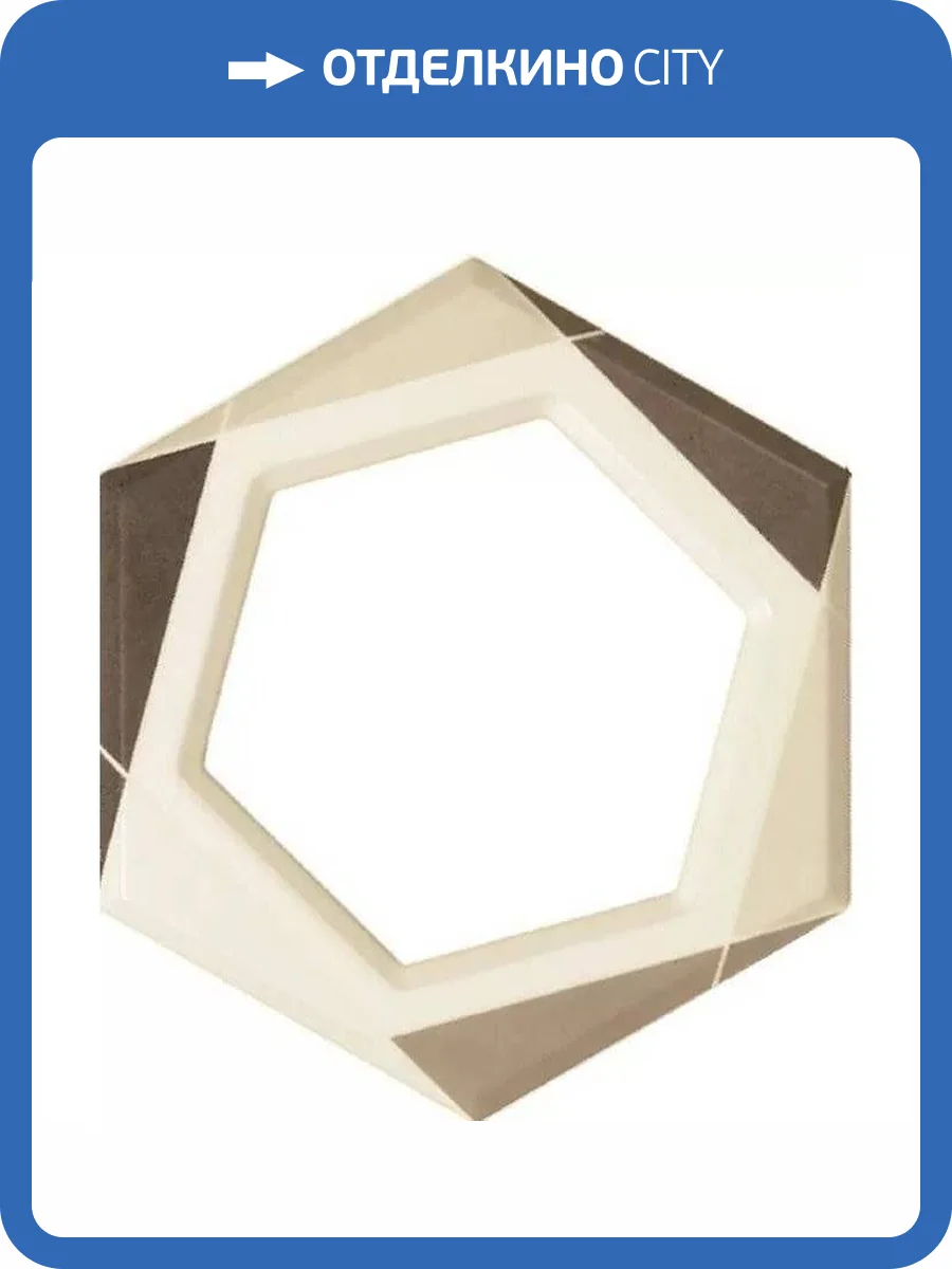 Декор Fanal Lino Frame Crema 21.5x24.7 фото 4