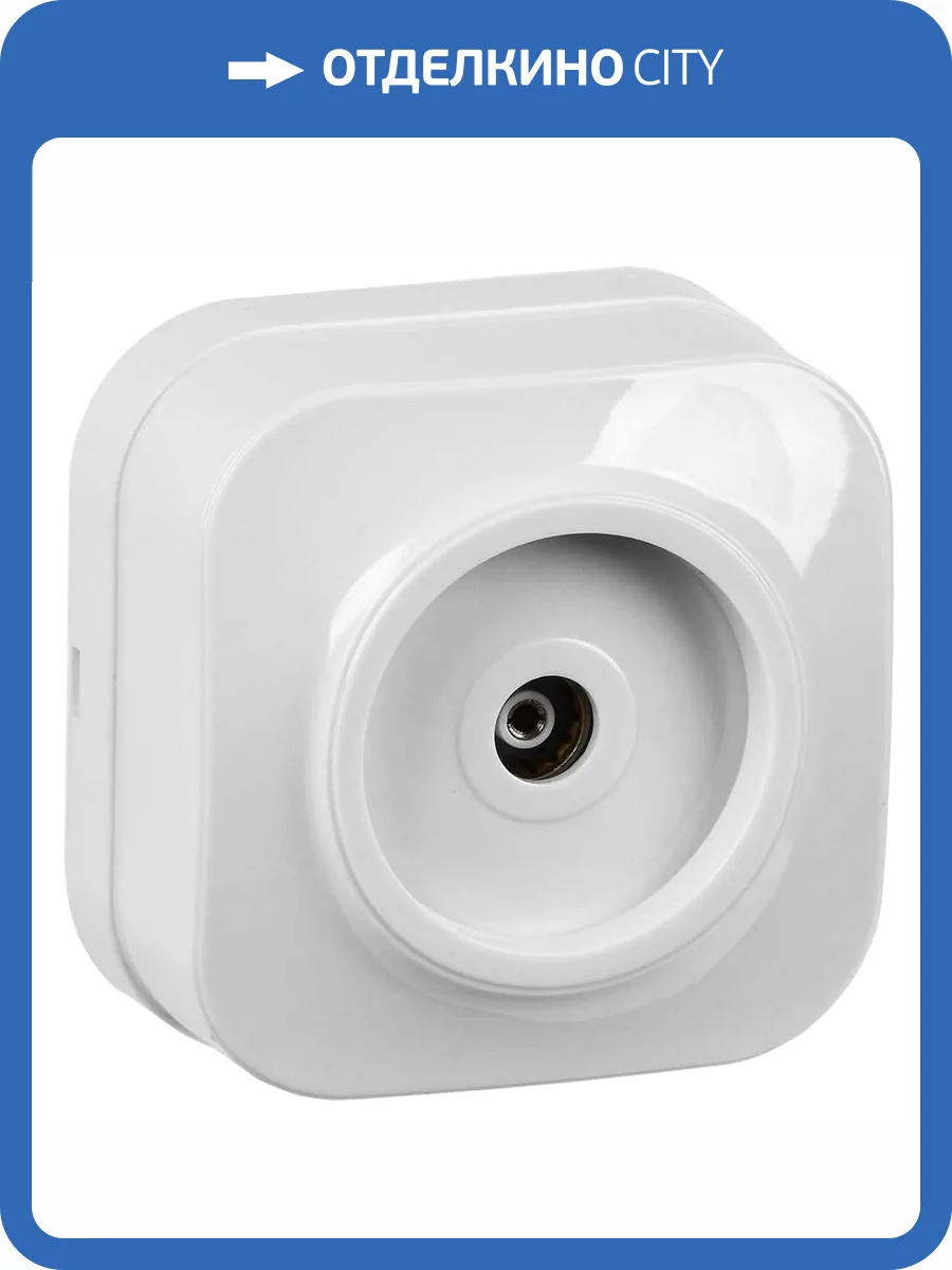 ТВ-розетка IEK Glory EAH10-K01 белый фото 3