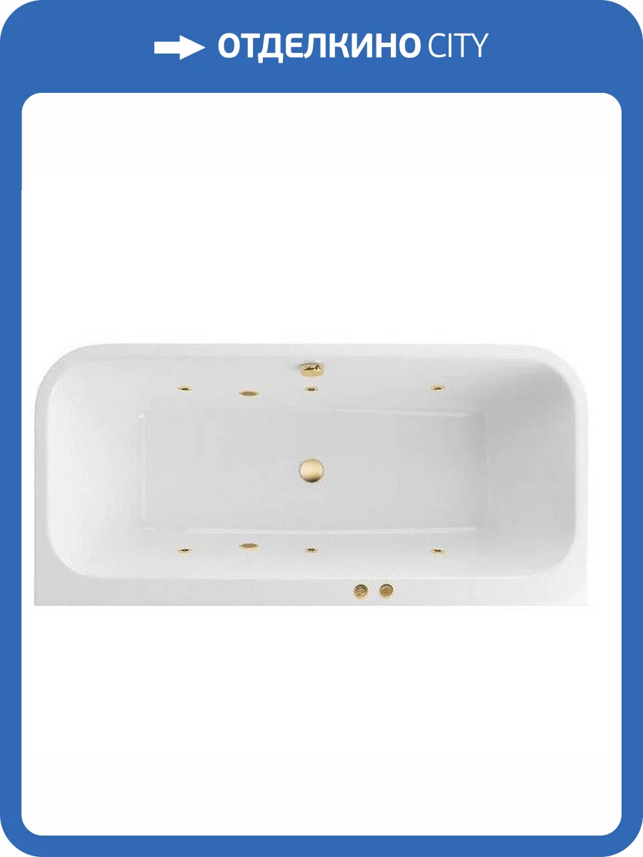 Акриловая ванна Excellent Arana SOFT WAEX.ARA18.SOFT.GL 180x85 золото фото 4