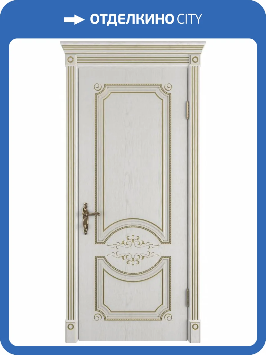 Межкомнатная дверь Владимирская Фабрика Дверей Milana Bianco Classic PG 900x2000 фото 2