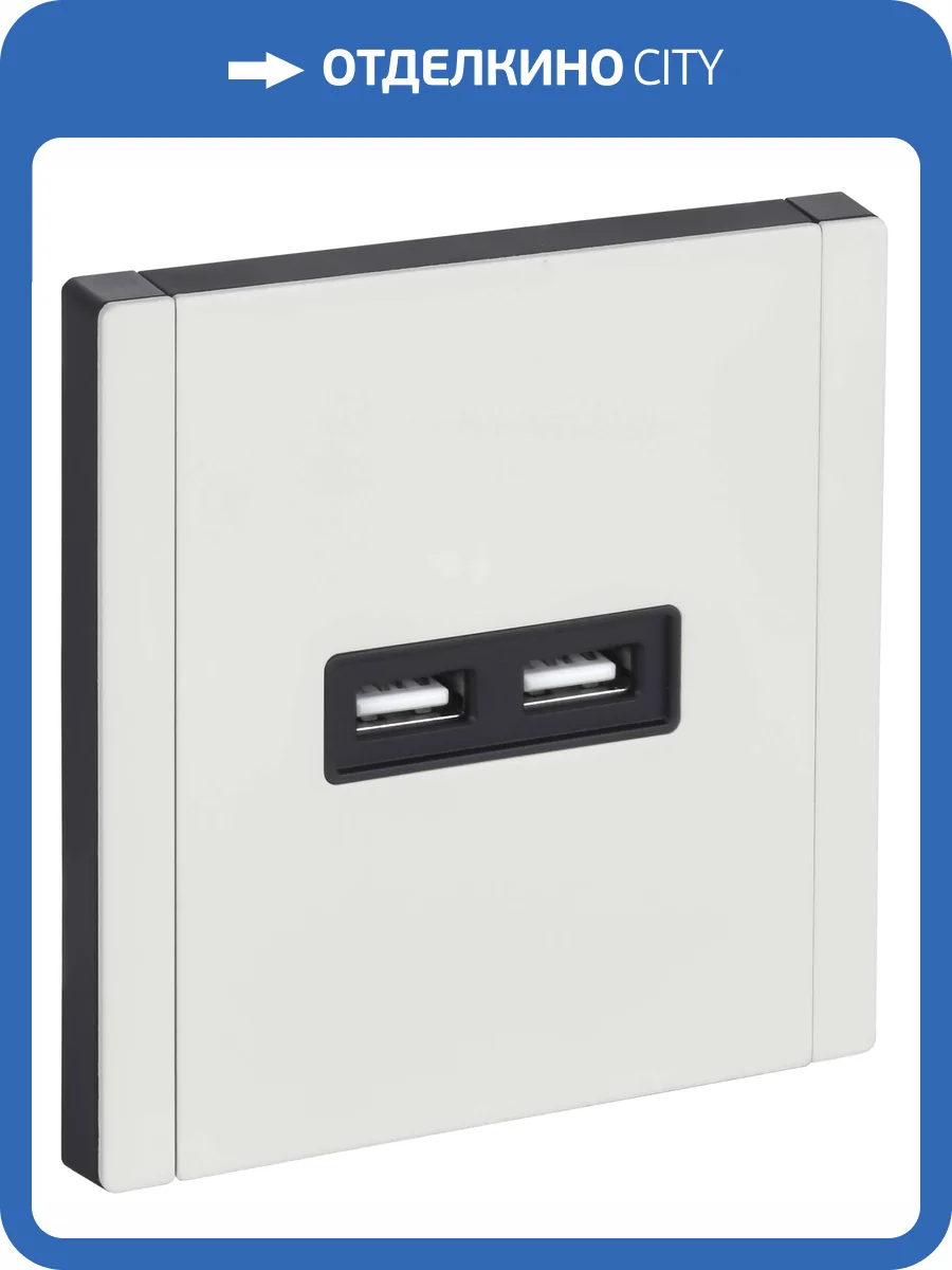 Розетка USB type A+A IEK Forte&Piano FP-U21-D31-M-K01 белый фото 7